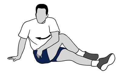 SITTING ROTATION STRETCH